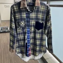 TIGRE BROCANTE パッチワークチェックシャツ サイズ2のサムネイル