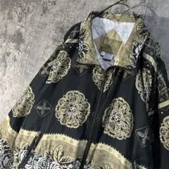 East West Silks シルクブルゾン 総柄 Sサイズ - メルカリ