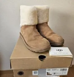 「週末セール」UGG W CATFLOP ムートンブーツ 7 ベージュ