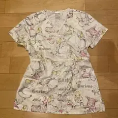 Disney スクラブ　アリス・イン・ワンダーランド海外XS