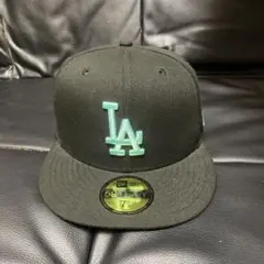 New Era ブラック/ティファニーブルー 7 1/8 ドジャース