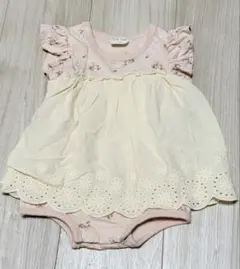 ロンパース ワンピース風 女の子 70 花柄 レース First Closetのサムネイル