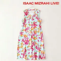 美品　 アイザック ミズラヒ ライブ　花柄　ワンピース　Mのサムネイル
