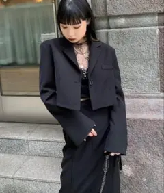 LVEU. ショート丈ジャケットロングスカートセットアップのサムネイル