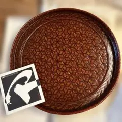 久留米籃胎漆器 盆 伝統工芸品