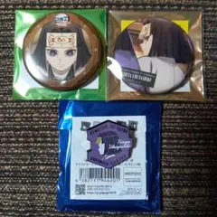 鬼滅の刃 無限城 キャラクターモチーフピンズ ものがたる背中缶バッジ 輝利哉