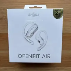 即発送 新品同様 専用ケースおまけ Shokz OpenFit Air 白 - メルカリ