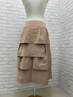 (L03218)HIROKO KOSHINO　ティアード　ロングスカート　38のサムネイル