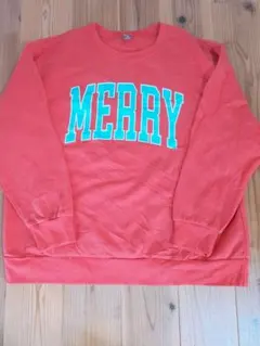 MERRYプリン赤系トレーナー XL