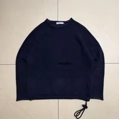 nonnative ネイビー ニットセーター ドローコード付