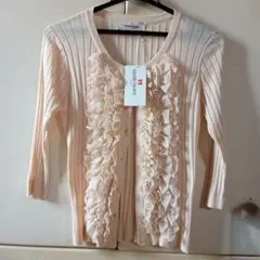 ♥【ギャラリービスコンティ】♥カーディガン　 ベージュ　サイズ２　新品・未使用