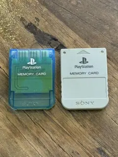 PS1 メモリーカード　２枚　PlayStation
