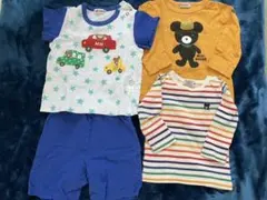 MIKIHOUSE /ロンT 80cm・90cm、半袖　パジャマ　80cm計4点