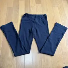 黒　コットンブレンド 長ズボン　150