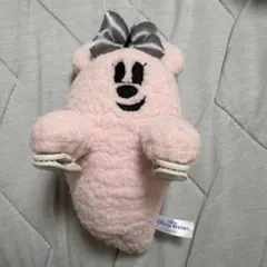 ディズニー　ミニー　ハロウィン　2024　ぬいぐるみ　肩のせ　おばけ　ピンク