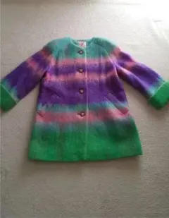 ユキトリイ モヘア ノーカラー コート