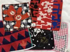 Vivienne Westwood タオルハンカチ 5枚セット ベア ORB総柄