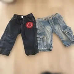パンツ2点セット サイズ80 デニム
