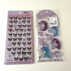 クロミ　ボンボンドロップシール　ミニ　ウォーターインシール　2枚セット