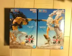 戦光絶景 ワンピース ロブ・ルッチ & モンキー・D・ルフィ 2体セット