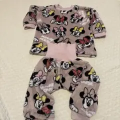ミニーマウス フリースパジャマセット 95cm