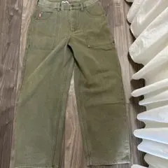 オリーブ ワイドパンツ 9090