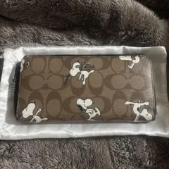 新品 COACH コーチ 長財布 ジャカード ペンギンモチーフ C7721 - メルカリ
