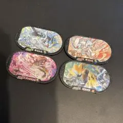 ポケモンメザスタ　タグ　キュレム2種　ゼラオラ　ジャラランガ　4枚セット　1