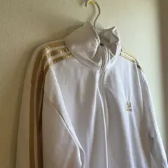 【激レア‼️】アディダス CHILE62 白 金 トラックジャケット EU古着