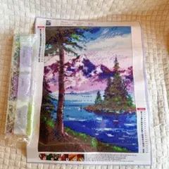 ダイアモンドビーズ絵画キット DIY モザイクアート 30x40cm