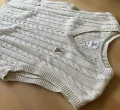 GAP KIDS ホワイトベスト M ★美品★