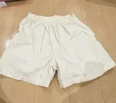 GU アイボリー カーゴキュロット L