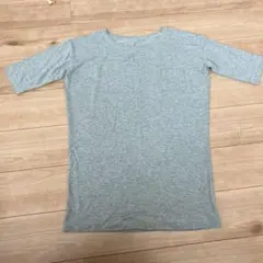 ユニクロ 五分丈 コットンTシャツ
