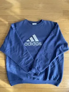 adidas ネイビー トレーナー XL