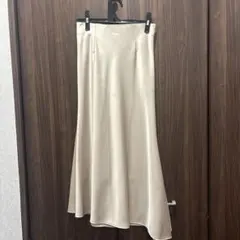 サテンスカート ロングスカート