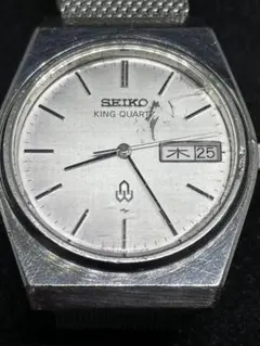 電池交換済 SEIKO KING QUARTZ 0852-8020-G - メルカリ