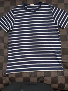 GU ボーダー Tシャツ ネイビー×ホワイト