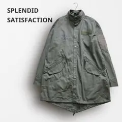◻︎7282＊スプレンディッド サティスファクション】モッズコート カーキ Mのサムネイル