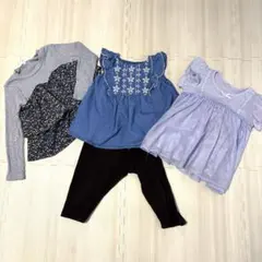 半袖　薄長袖　女の子　まとめ売り　春物　夏物　トップス110レギンス