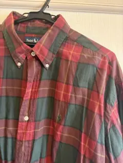 Ralph Lauren チェック柄 長袖シャツ XL