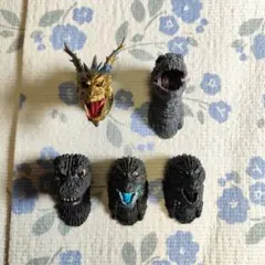 一番くじ GODZILLA ゴジラ　モンスターヘッドマグネット　5個セット