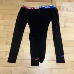 PUMA インナータイツ 2枚セット 黒/赤/青　150