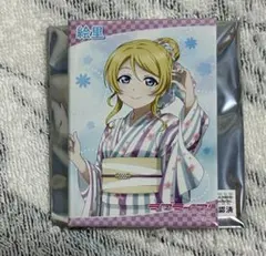 ラブライブ スクエアカンバッジ 浴衣 μ's 缶バッジ 絢瀬絵里 絵里