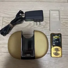 SONY NW-S754 ゴールド　スピーカー　ACアダプター　動作確認済みのサムネイル