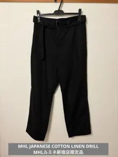 リネン ワークパンツ
