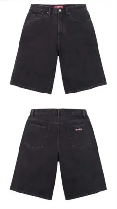 supreme Baggy Denim Short 黒 30 - メルカリ