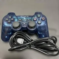 ps2 ミッドナイトブルー　アナログコントローラー