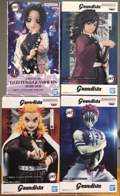 鬼滅の刃 猗窩座 冨岡 煉獄 胡蝶 フィギュア 4体セット