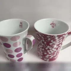 Mam's Little Things マグカップ 2個セット ピンク