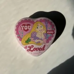 Disneyラプンツェル ハート型缶